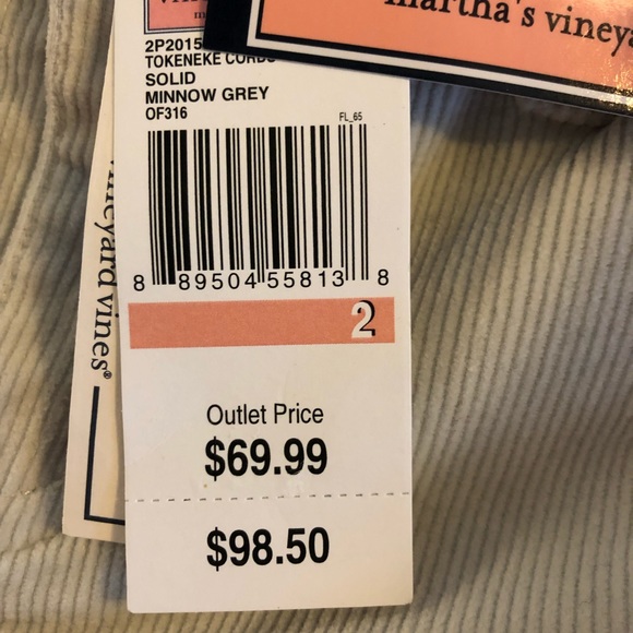 VV gray corduroys - Picture 3 of 3